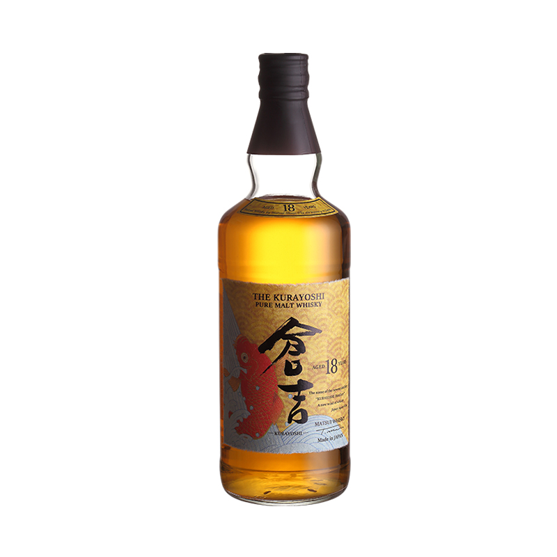 汇泉洋酒_仓吉18年纯麦日本威士忌 (限量鲤鱼版)